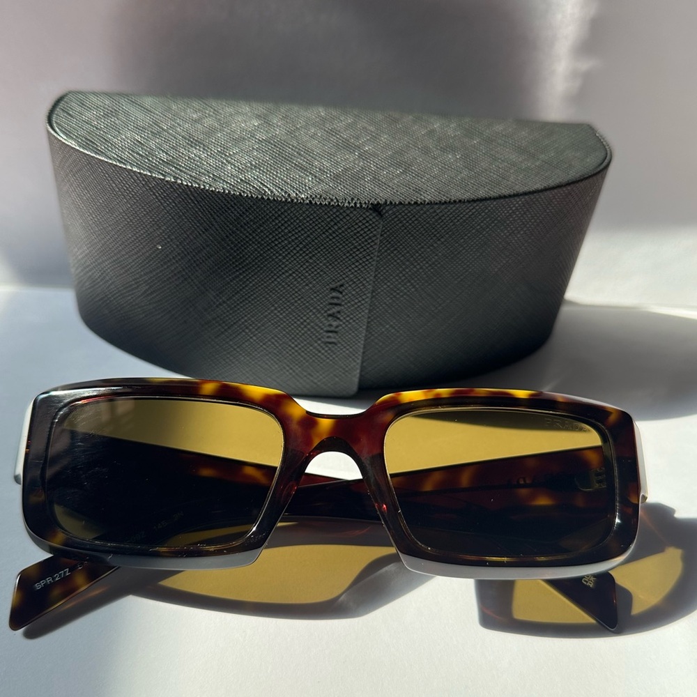 Prada PR 27ZS Sunglass Frame In Dark Brown